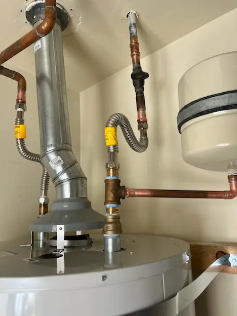 Water heater installation and plumbing repair in Brookhollow